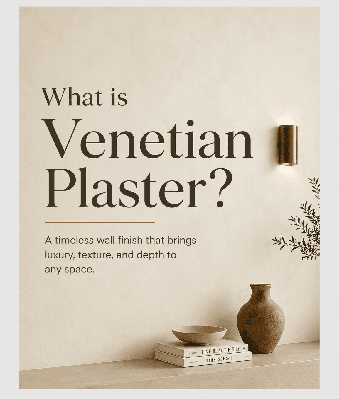 WHAT IS VENETIAN PLASTER?